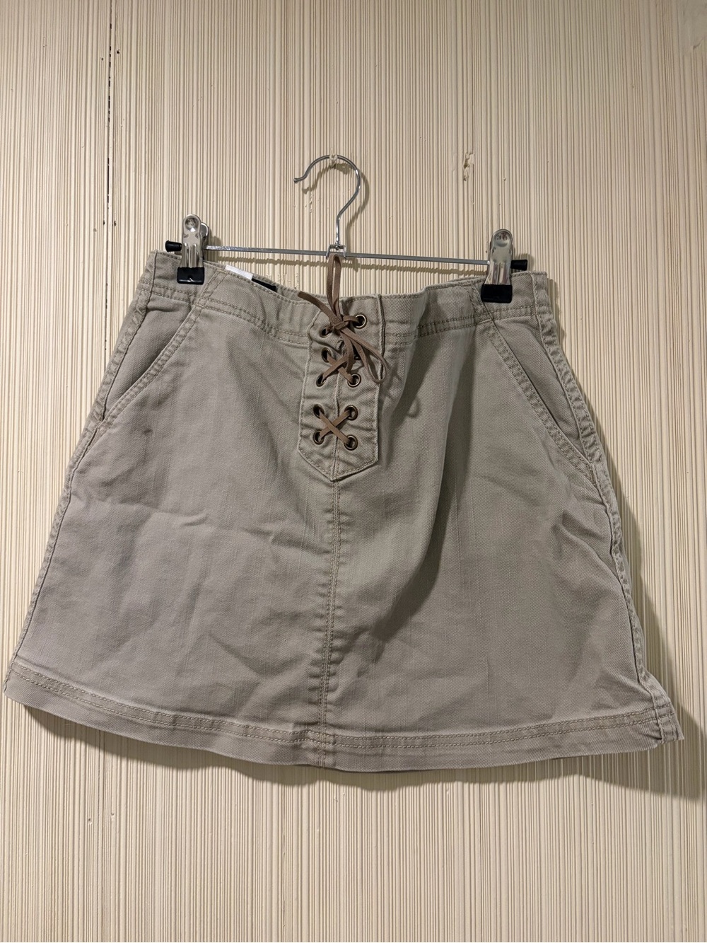 Y2K Lace Up Skirt